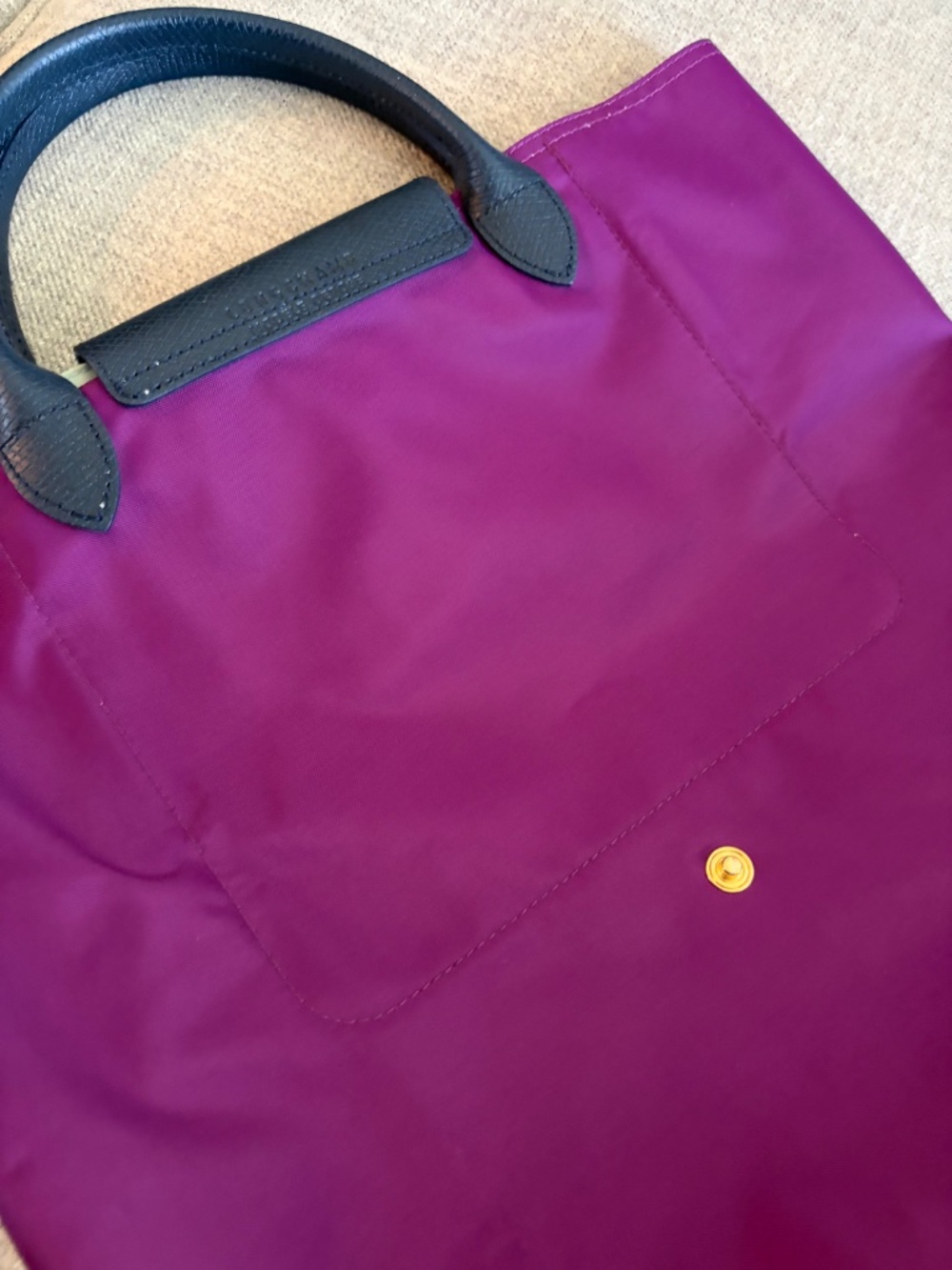 Longchamp Le Pliage RePlay two tone tote - Picture 3 of 5